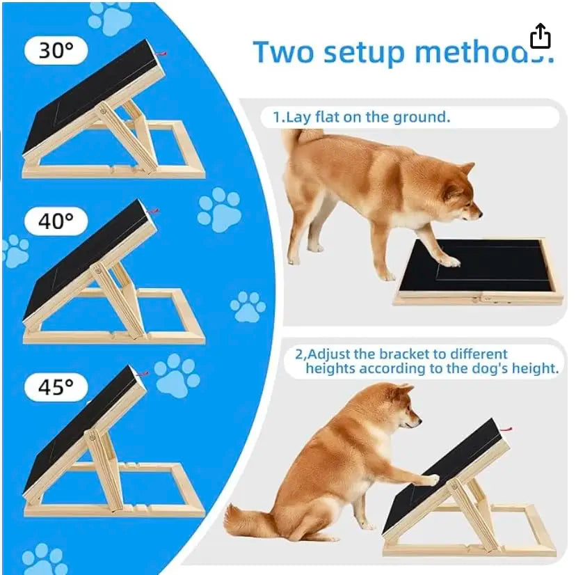 Wooden Dog Nail Scratch Board With Built In Treat Drawer