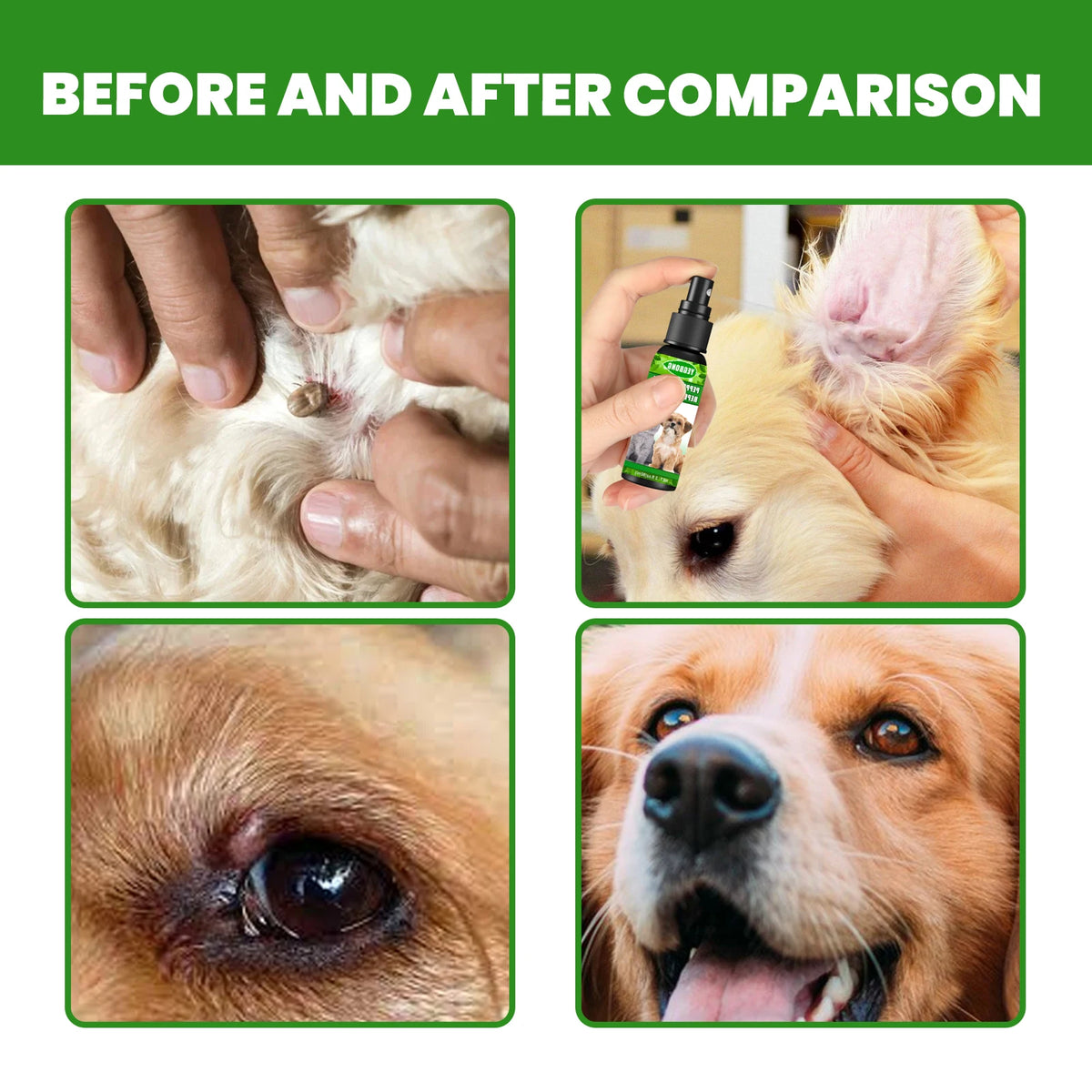 YEGBONG Mint Pet Flea Repellent Spray For Dogs And Cats