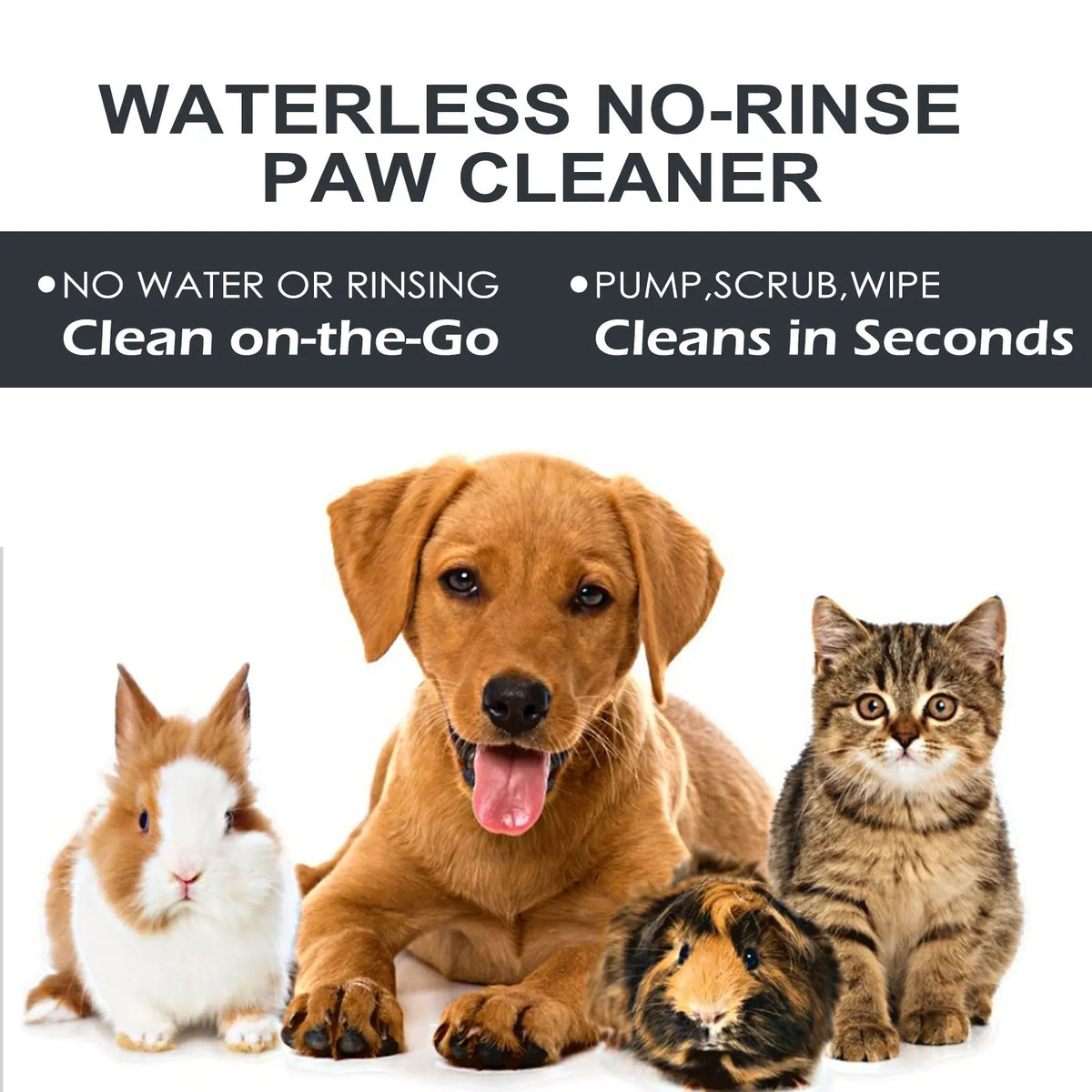 YEGBONG Waterless Pet Paw Cleaner Mousse for Dogs and Cats