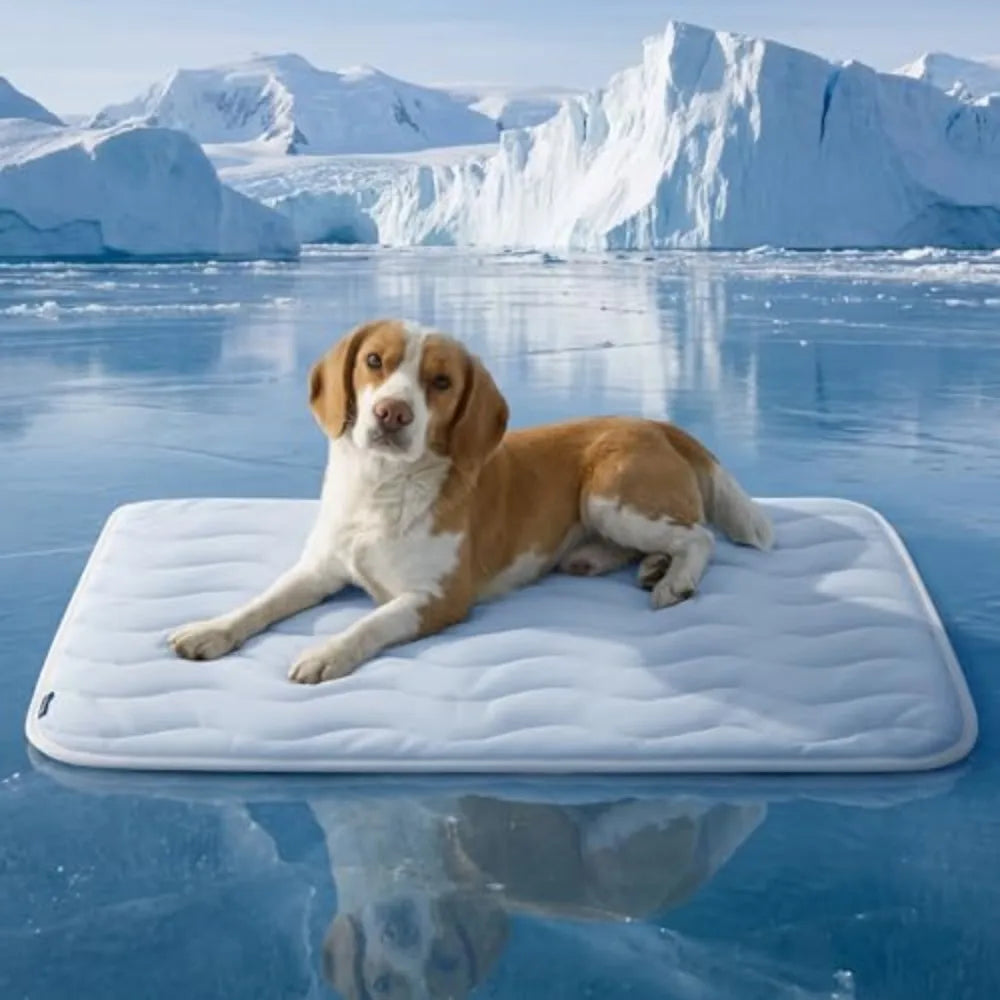 Bedsure Cooling Dog Mat With Breathable Washable Fabric