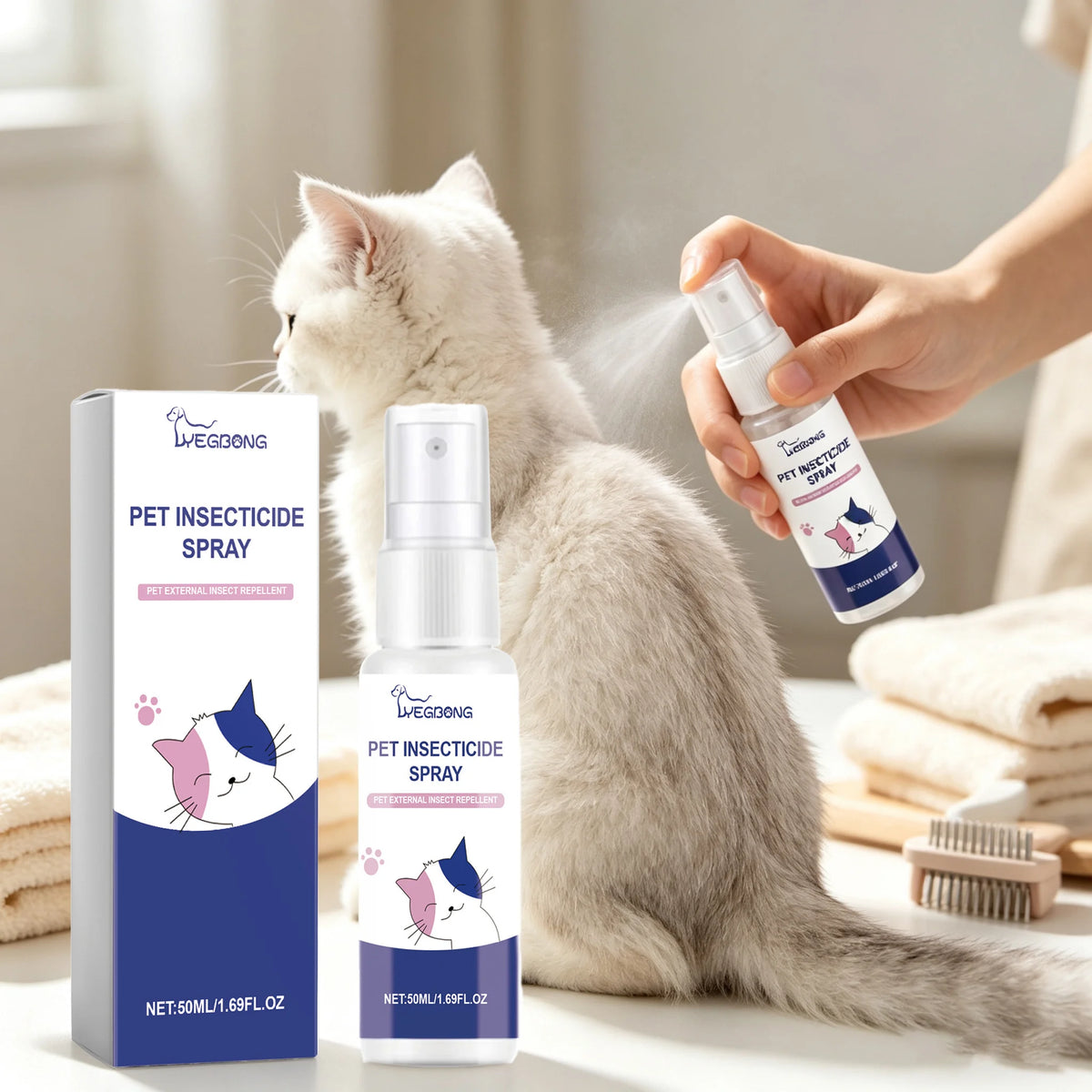 YEGBONG Pet Insect Repellent Spray Herbal Skin And Odor Protection