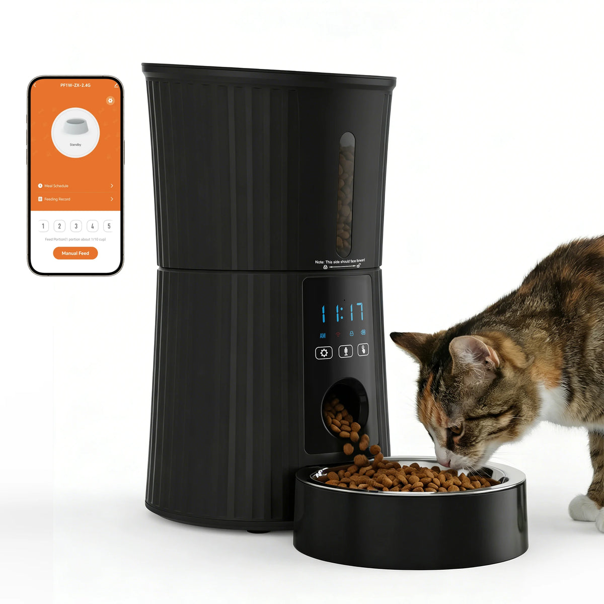 JHK Smart WiFi Automatic Cat Feeder With App Control