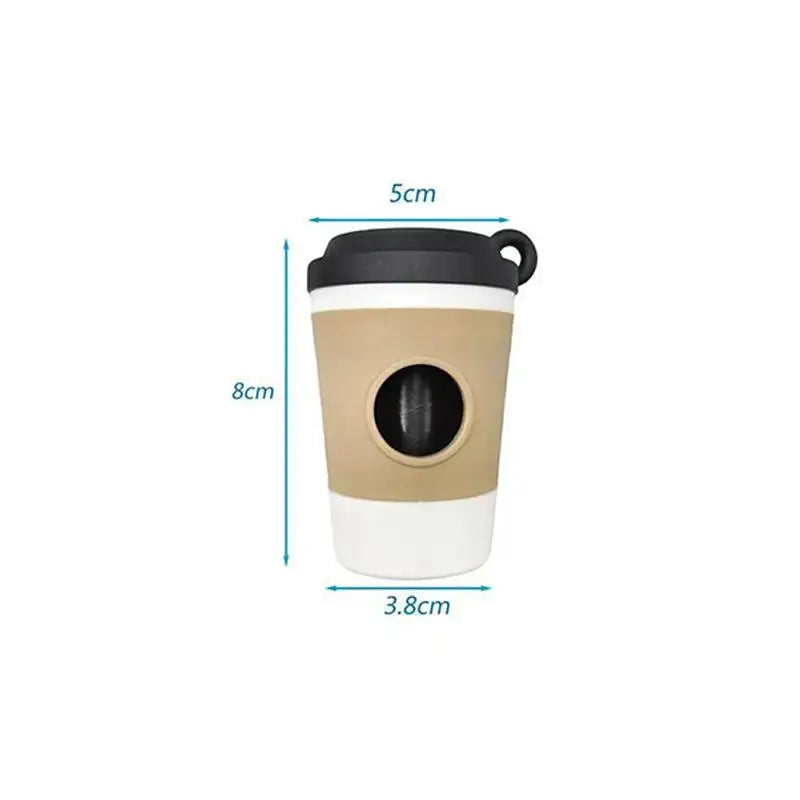 Portable Dog Waste Bag Dispenser With Creative Cup Design