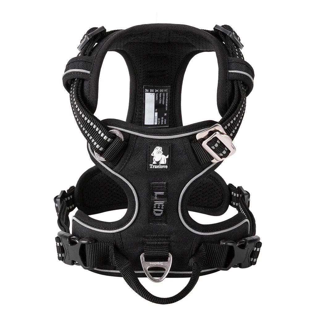 Truelove Reflective No Pull Adjustable Dog Harness for Training