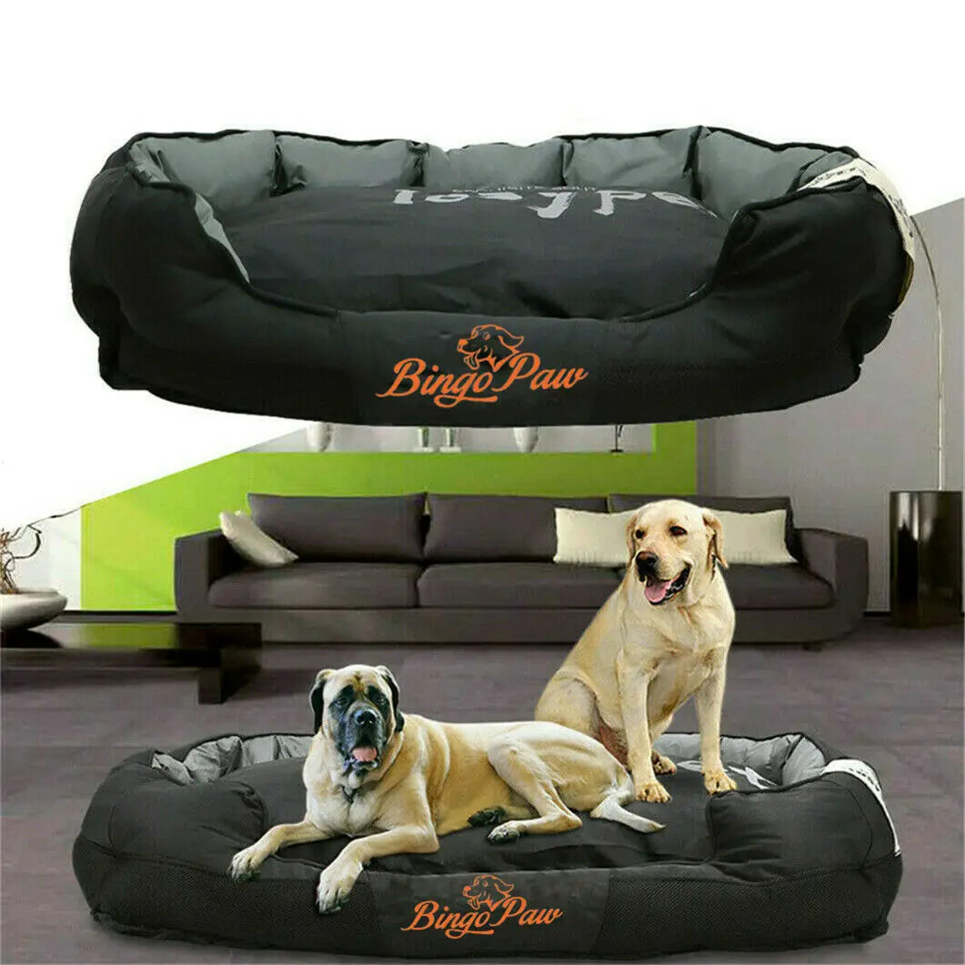 BINGOPAW Waterproof Orthopedic Pet Bed With Washable Cushion