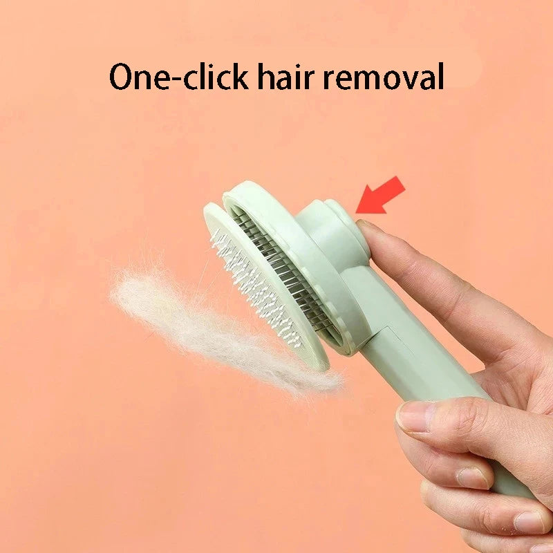 Self Cleaning Slicker Brush for Cat and Dog Hair Removal