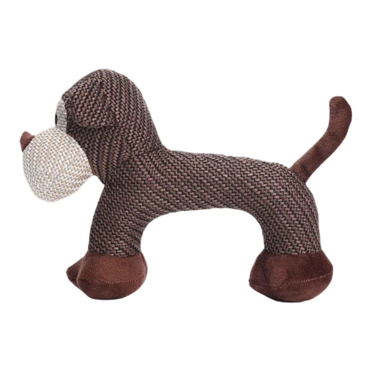 Interactive Squeaky Plush Dog Toy With Cute Animal Design