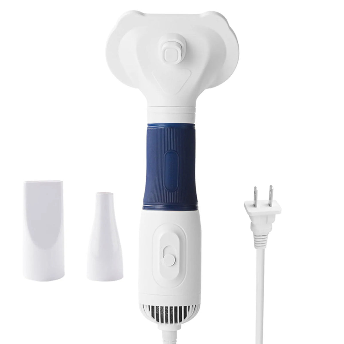 Pet Hair Dryer Brush for Dog and Cat Grooming Tool with Adjustable Temperature
