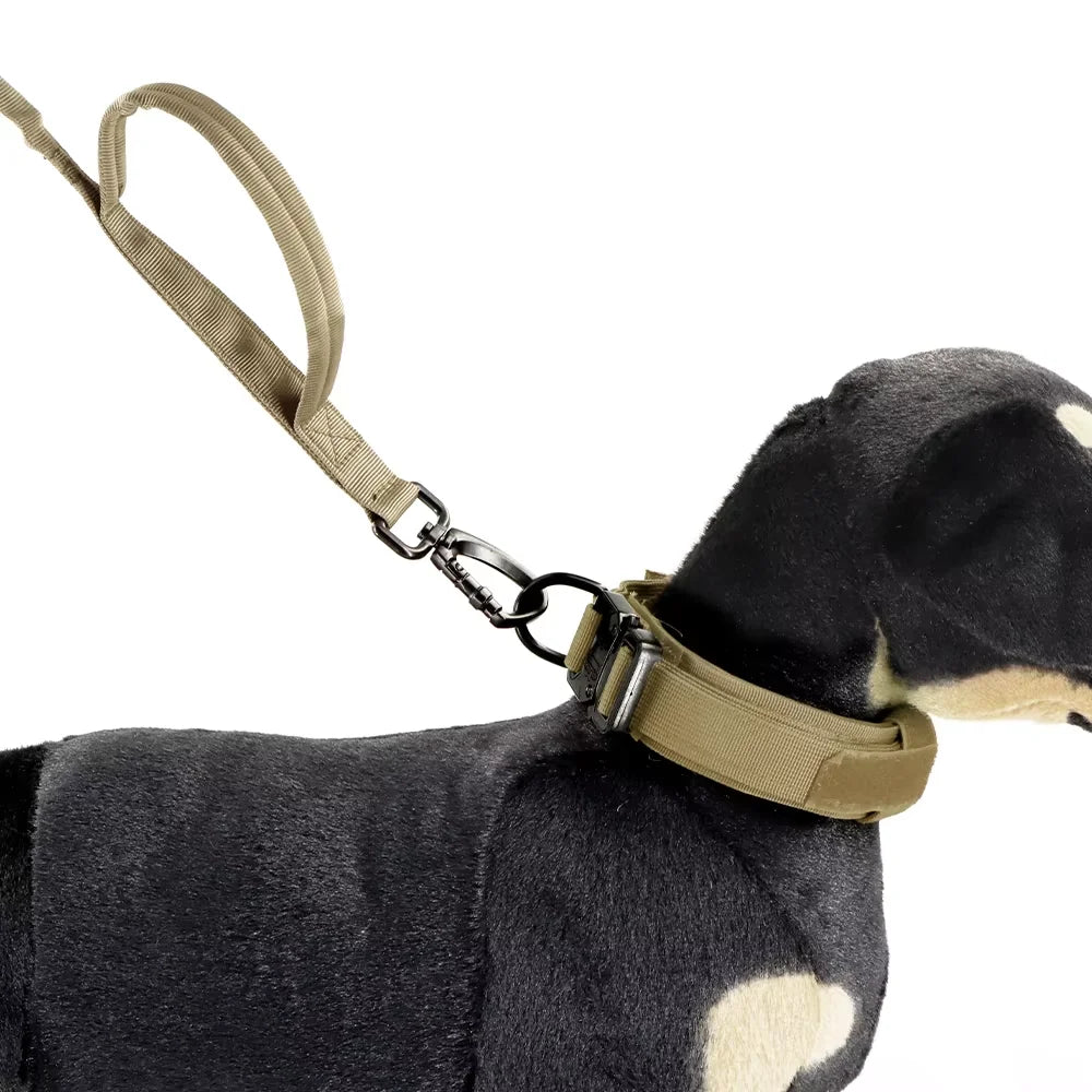 PETRAVEL Military Dog Leash With Quick Release And Dual Handles