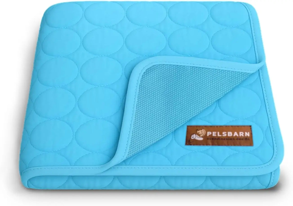 Pelsbarn Self Cooling Ice Silk Dog Mat Washable Bed Pad