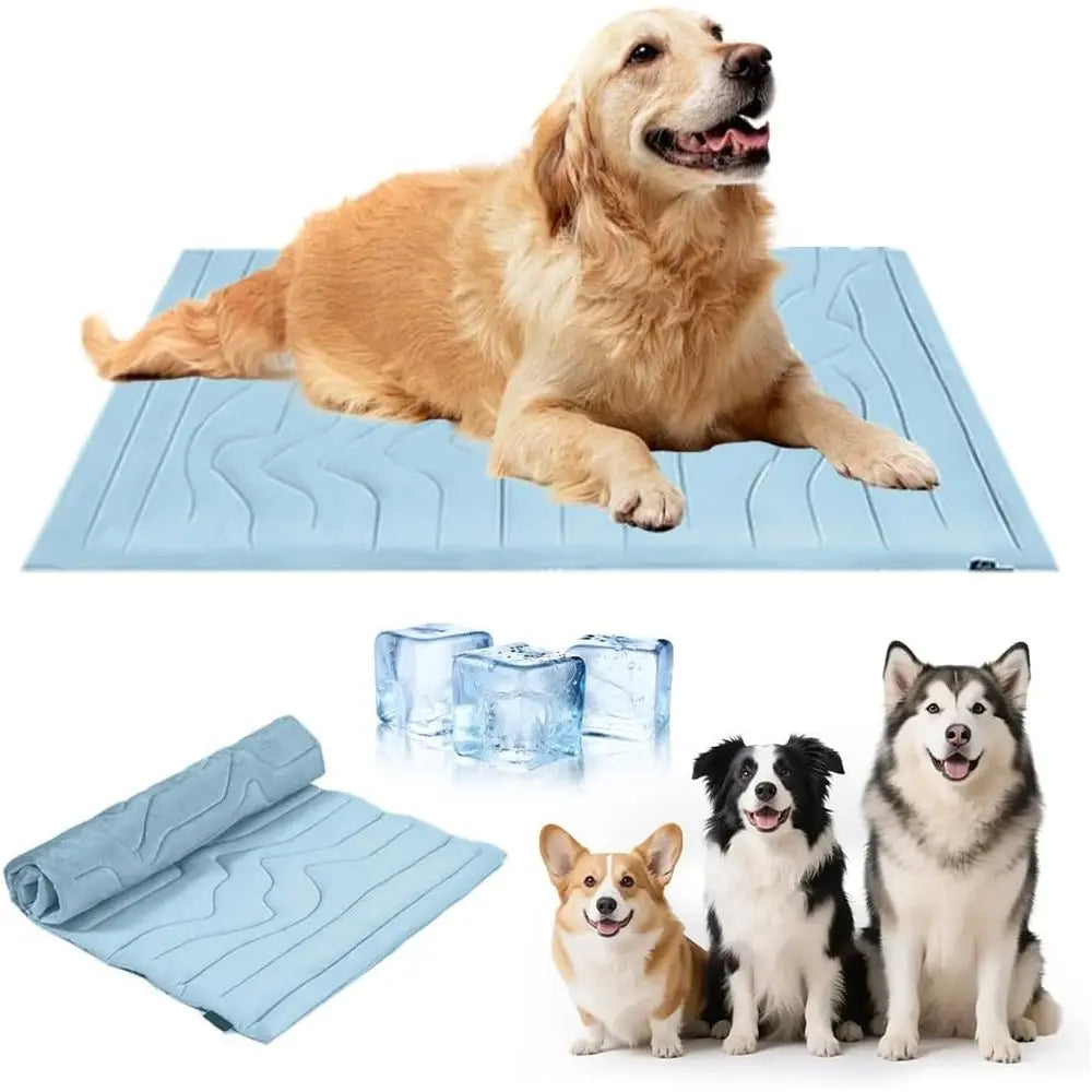 Washable Portable Cooling Mat For Dogs And Cats Summer Comfort