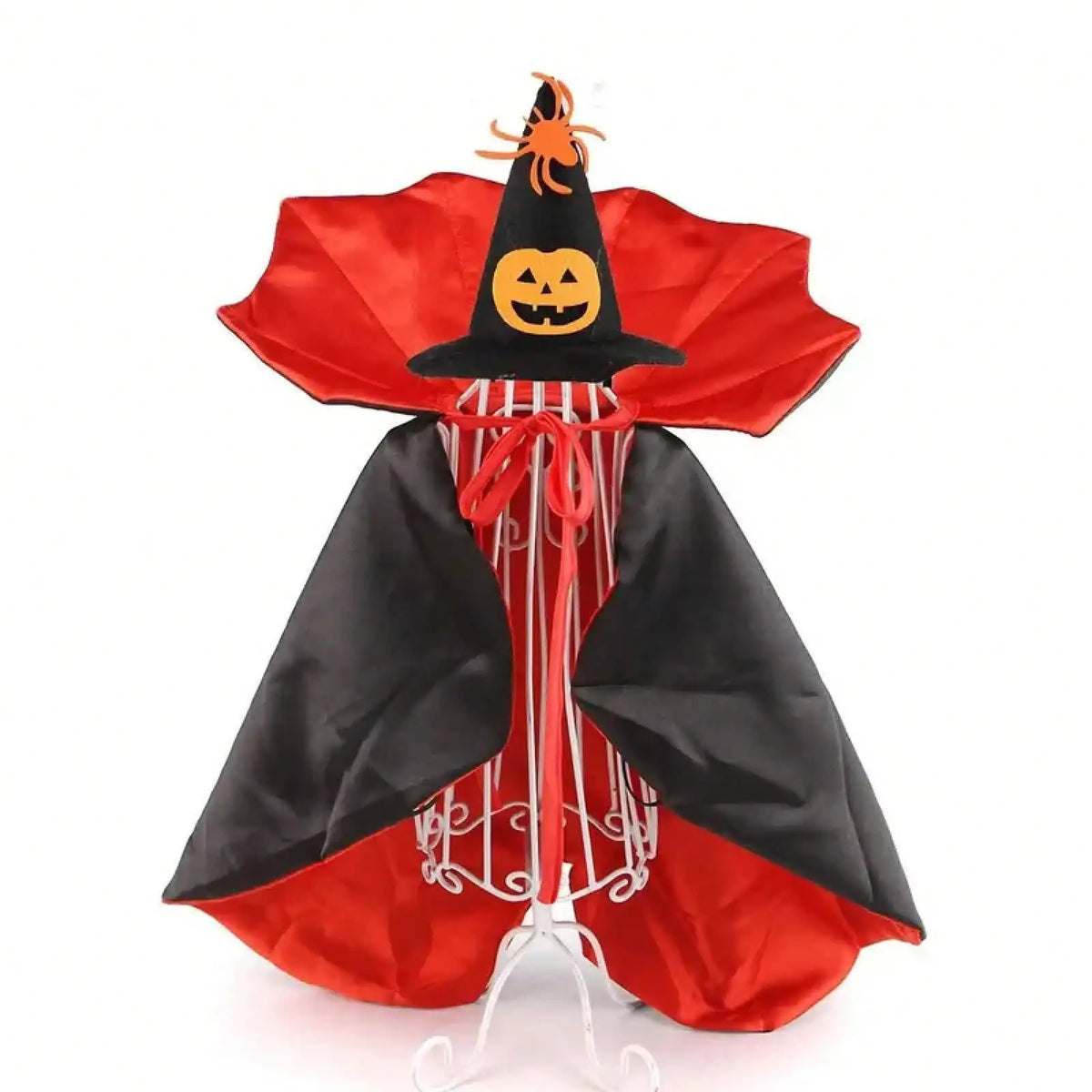 Adjustable Stand Collar Halloween Pet Costume Cape For Dogs