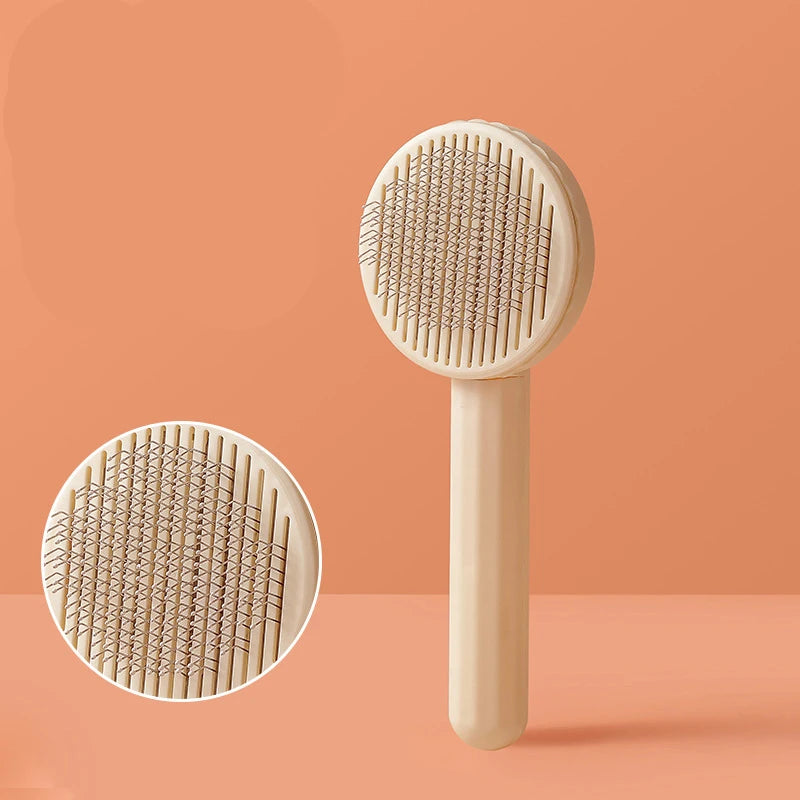 Self Cleaning Slicker Brush for Cat and Dog Hair Removal