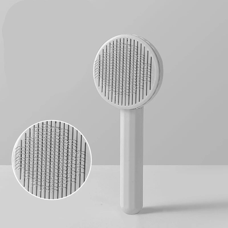 Self Cleaning Slicker Brush for Cat and Dog Hair Removal