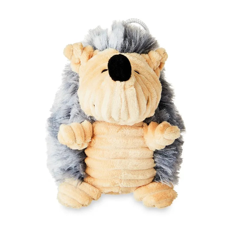 Hedgehog Plush Dog Toy With Squeaker For Chewing And Play