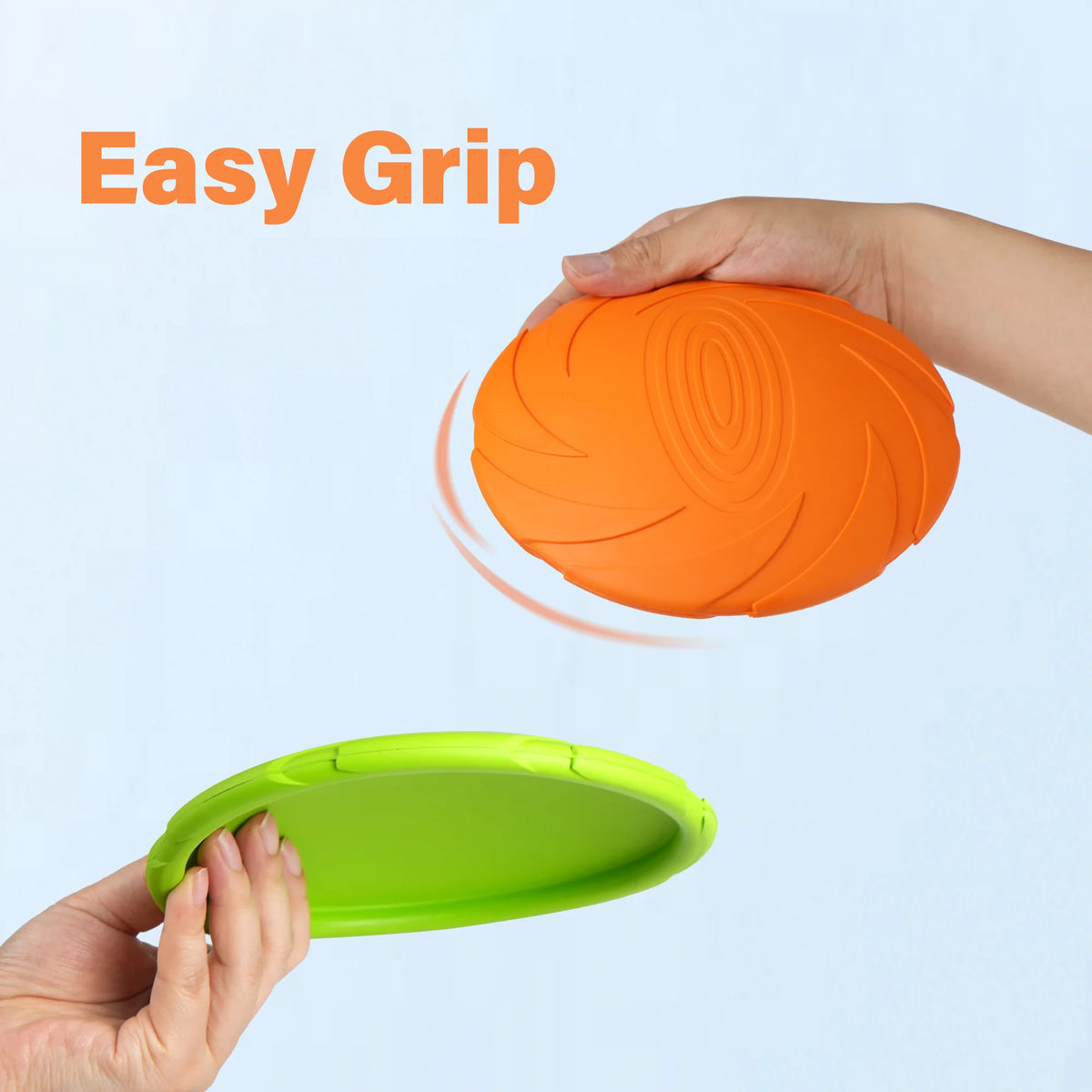 Natural Rubber Floating Flying Disc Dog Toy for Water Play