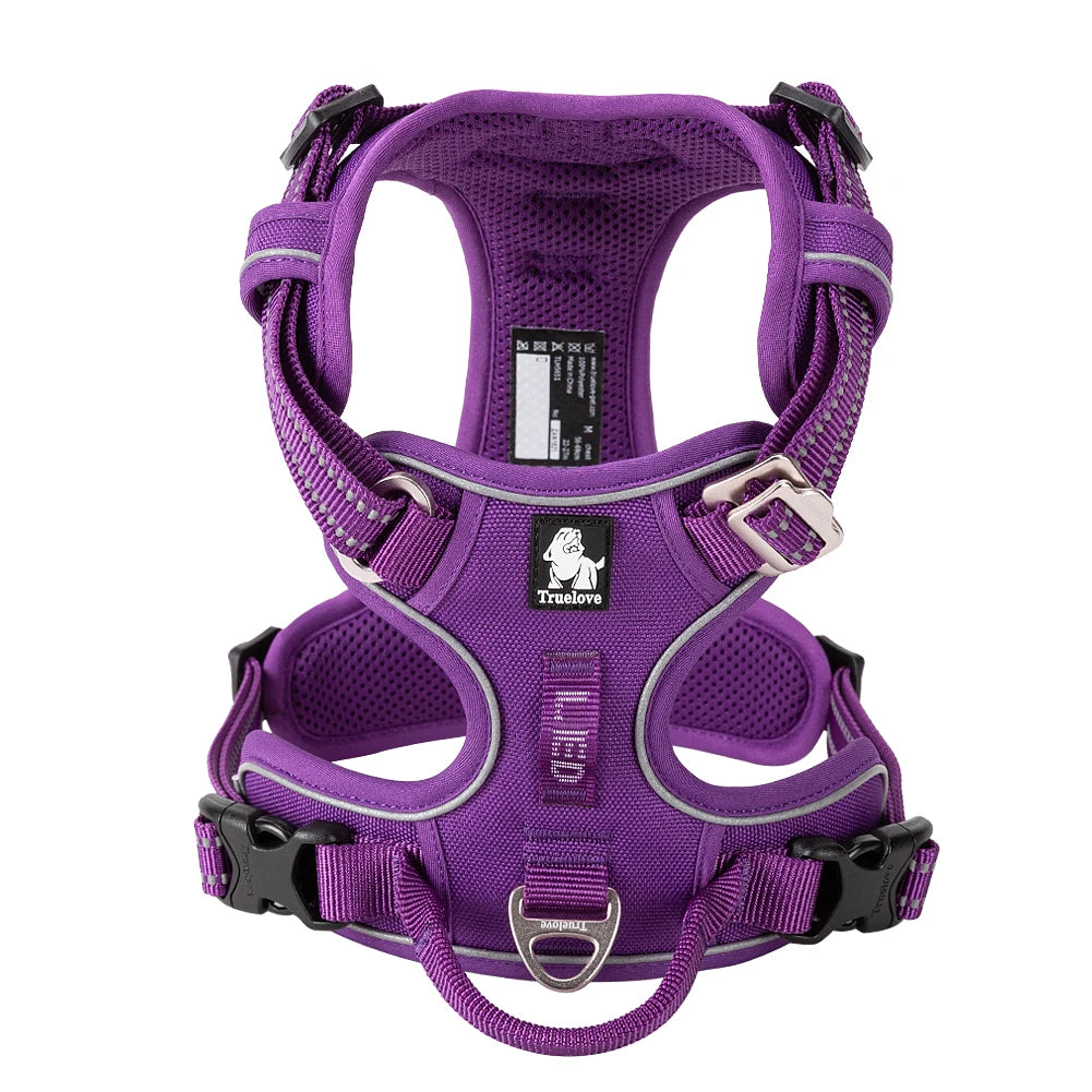Truelove Reflective No Pull Adjustable Dog Harness for Training