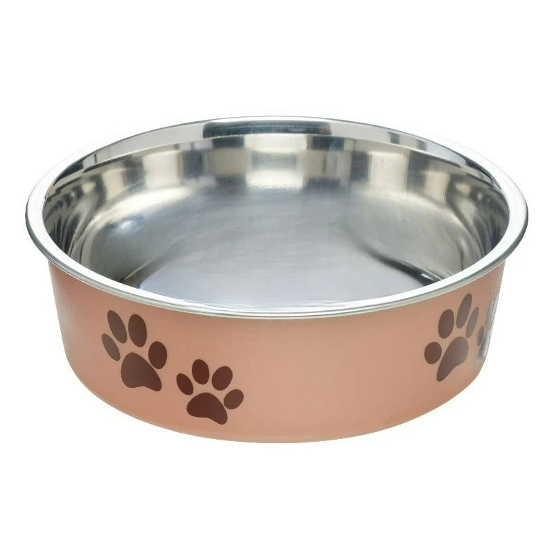 Stainless Steel Slow Feeder Dog Bowl to Help Prevent Bloat