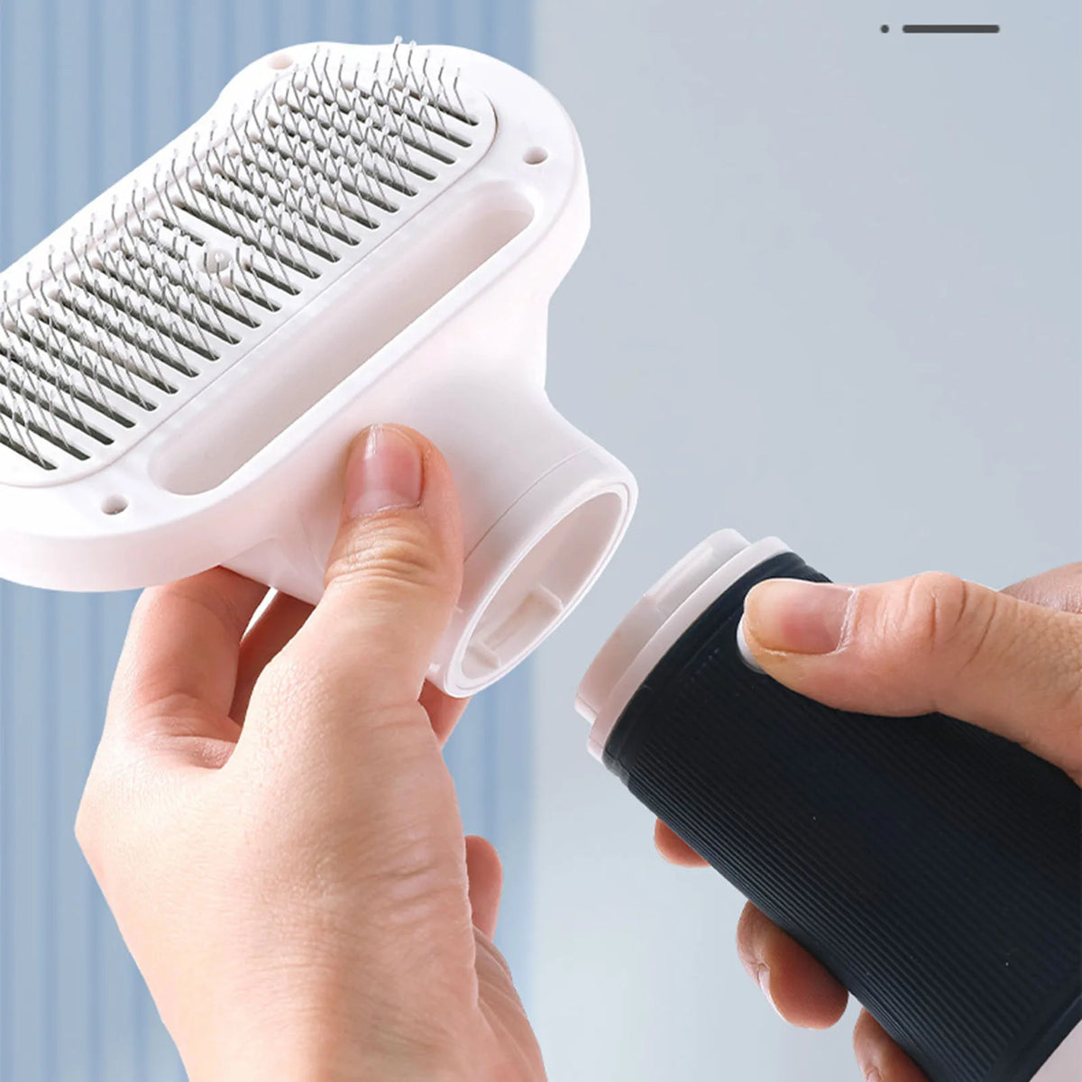 Pet Hair Dryer Brush for Dog and Cat Grooming Tool with Adjustable Temperature