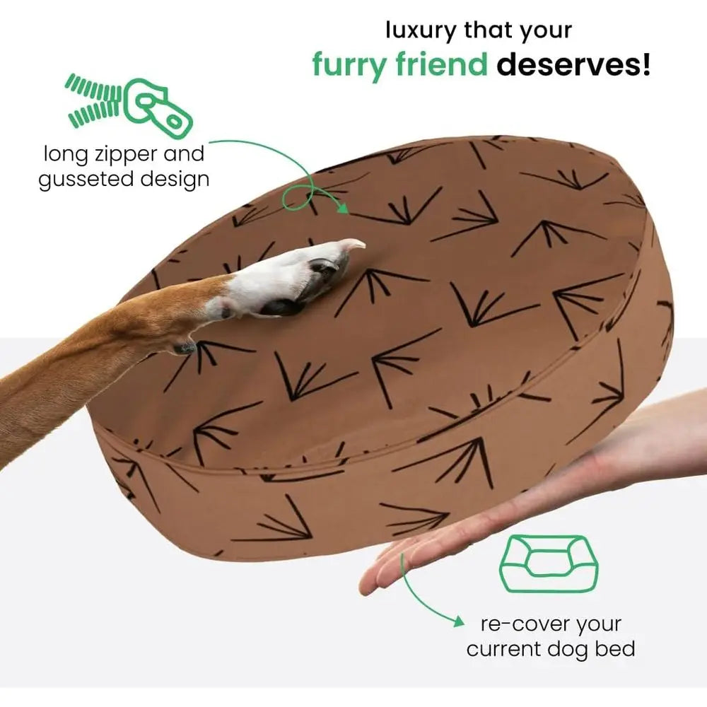 Durable Cotton Canvas Dog Bed Duvet Cover For Pets