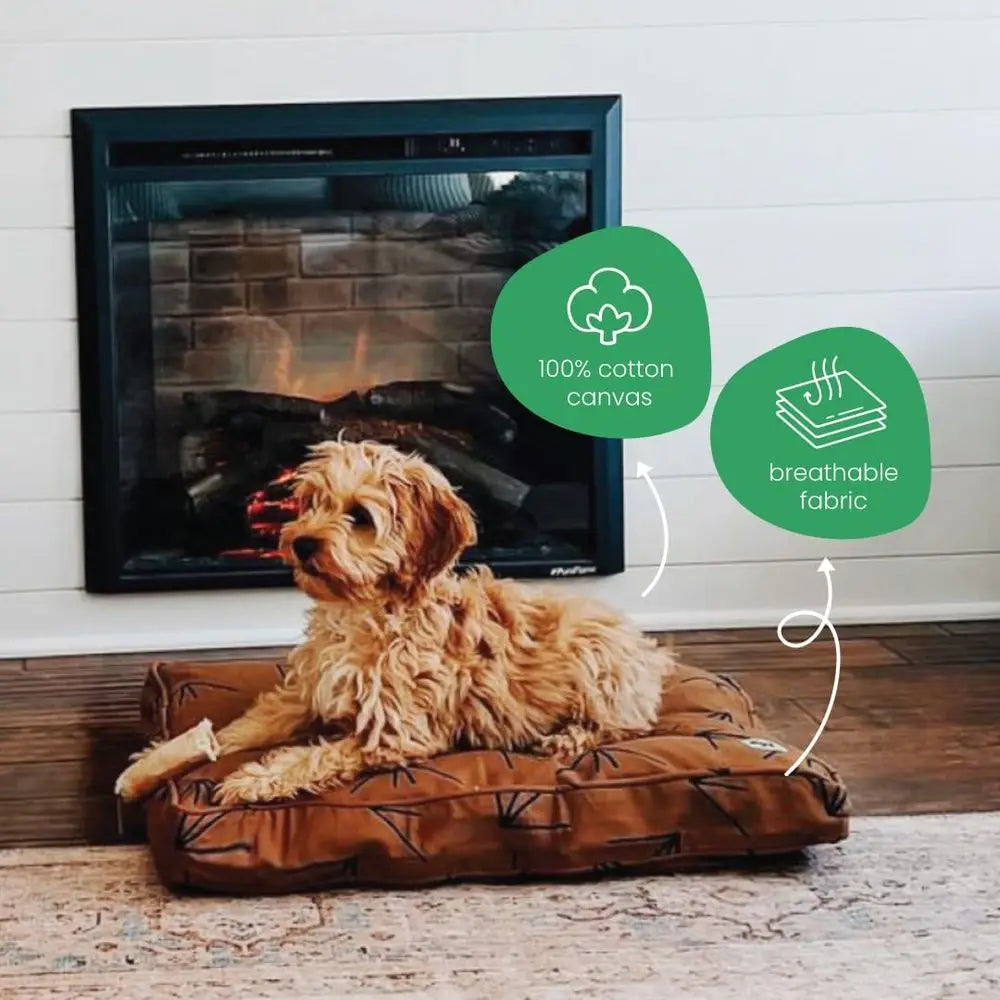 Durable Cotton Canvas Dog Bed Duvet Cover For Pets