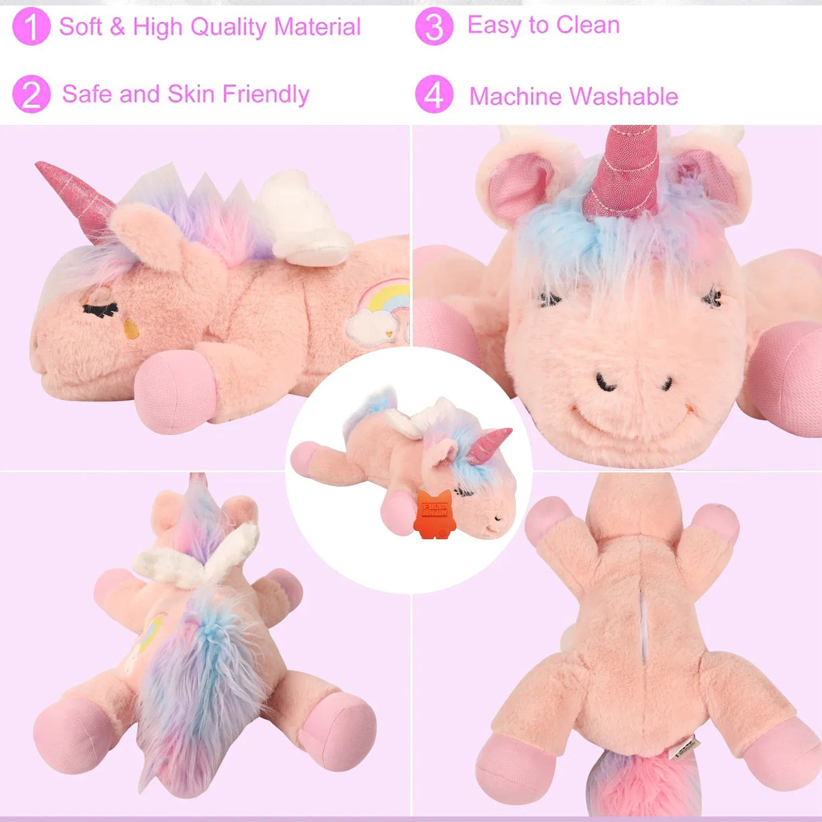 Unicorn Heartbeat Plush Toy For Anxiety Relief And Calming Sleep