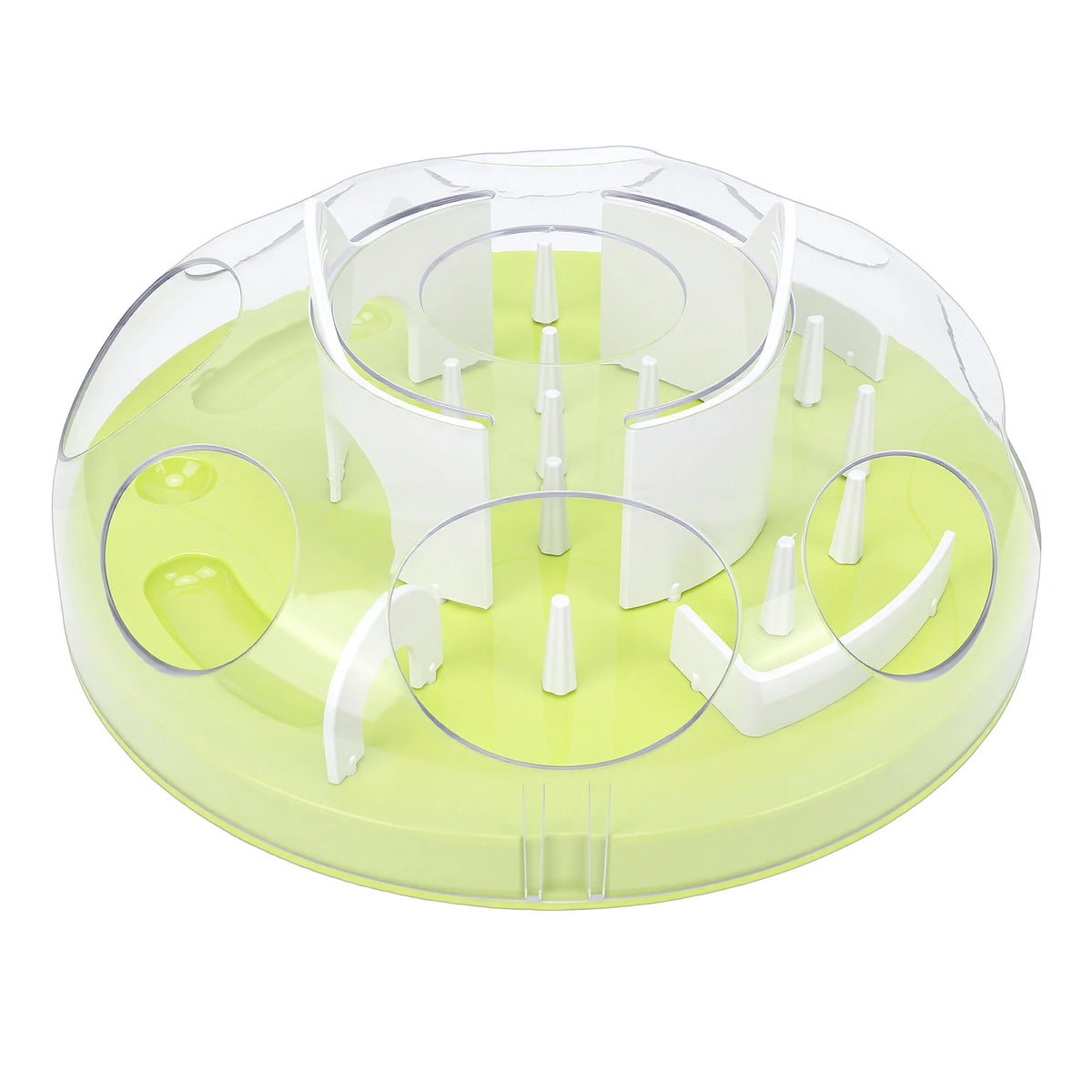 Interactive Cat Puzzle Feeder Toy for Enrichment and Exercise