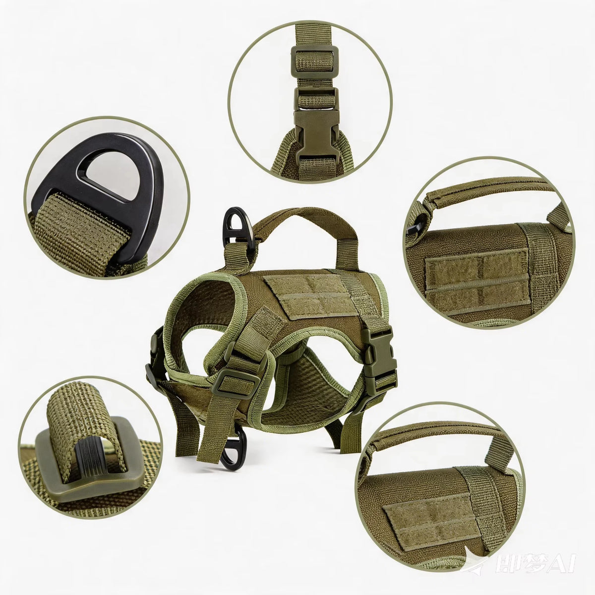 PETRAVEL Tactical Cat Harness And Leash Set For Outdoor Walking