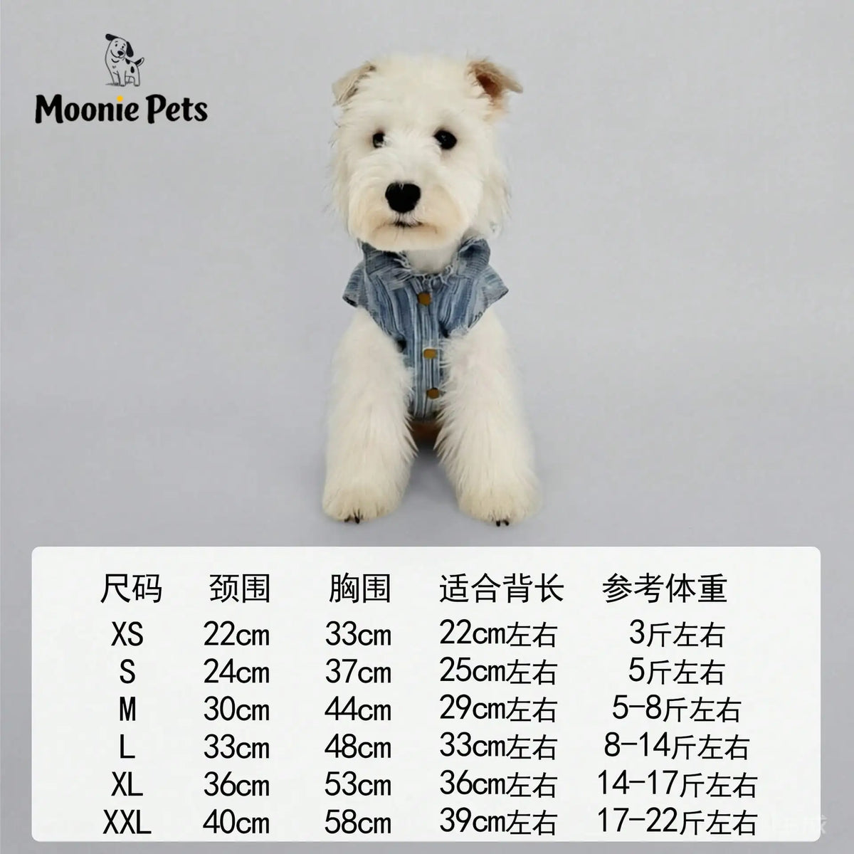 Pet Denim Apparel With Embroidered Pony Pattern Design