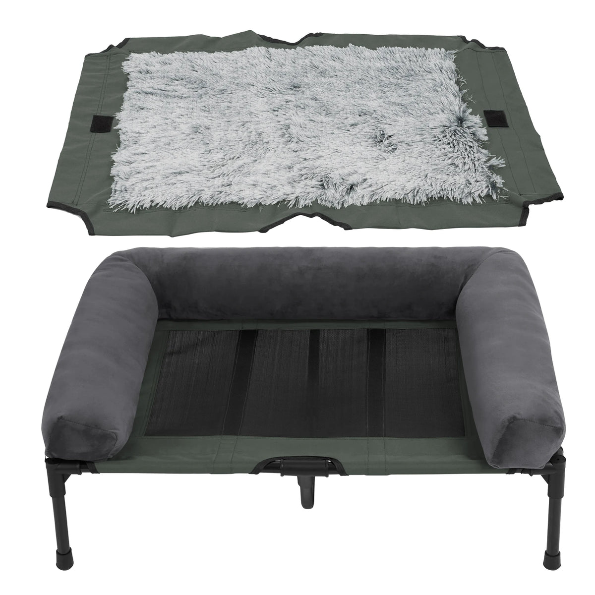 BINGOPAW Elevated Dog Bed With Cooling Breathable Mesh for Dogs