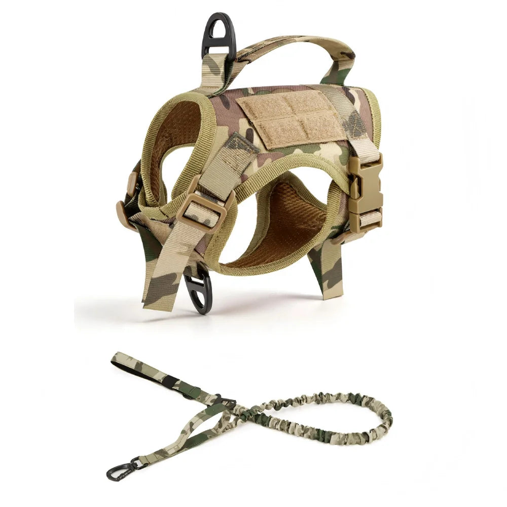 PETRAVEL Tactical Cat Harness And Leash Set For Outdoor Walking