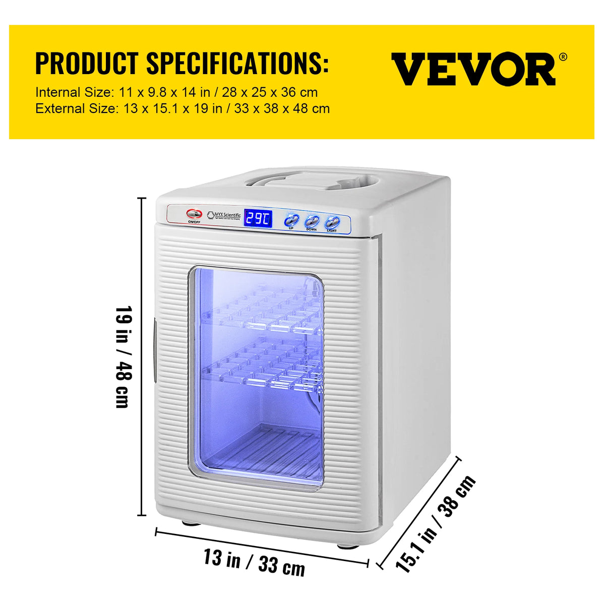 Automatic Reptile Egg Incubator With Thermostat for Snakes and Turtles