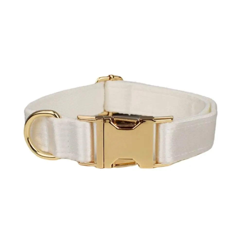 Adjustable Soft Dog Collar With Personalized Name Tag for Pets