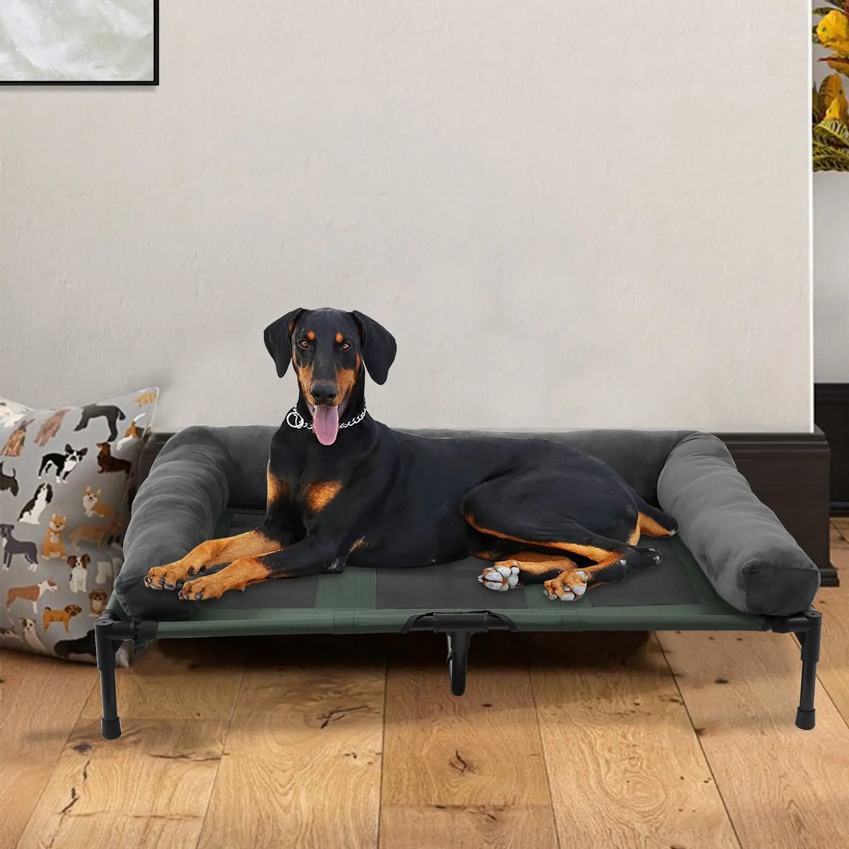 BINGOPAW Elevated Dog Bed With Cooling Breathable Mesh for Dogs