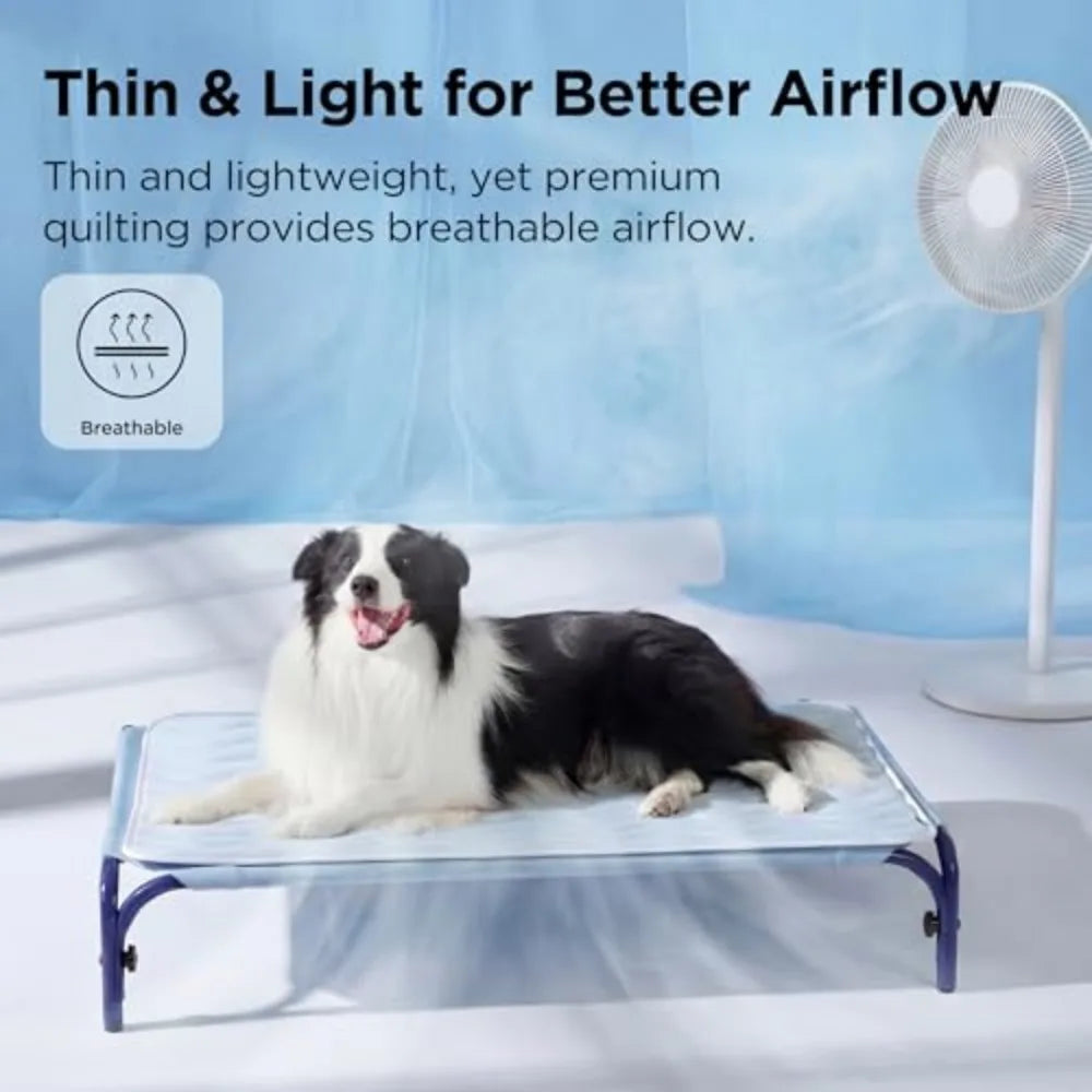 Bedsure Cooling Dog Mat With Breathable Washable Fabric