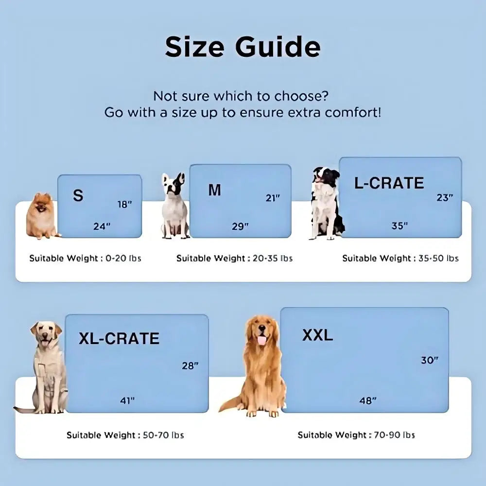 Bedsure Cooling Dog Mat With Breathable Washable Fabric