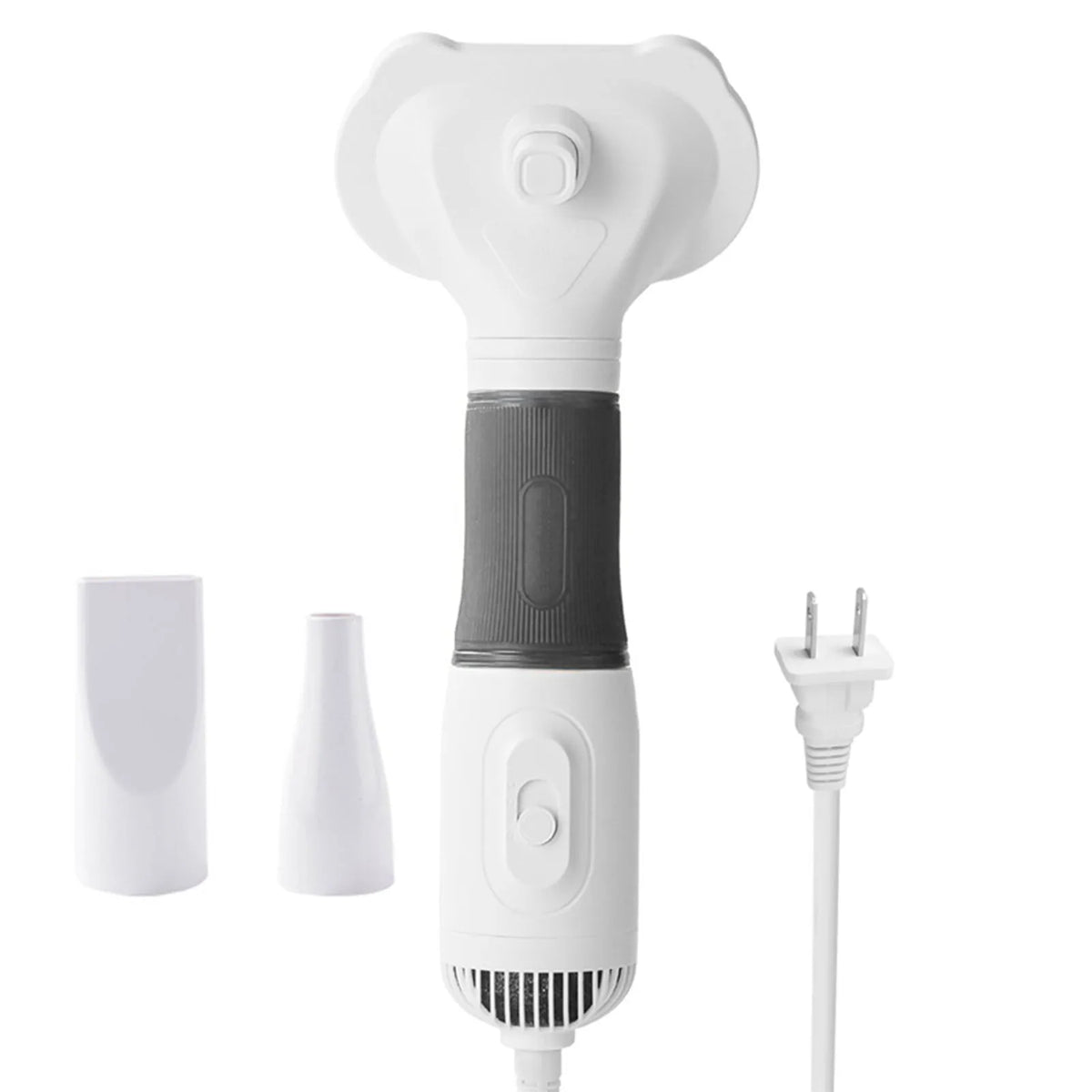 Pet Hair Dryer Brush for Dog and Cat Grooming Tool with Adjustable Temperature