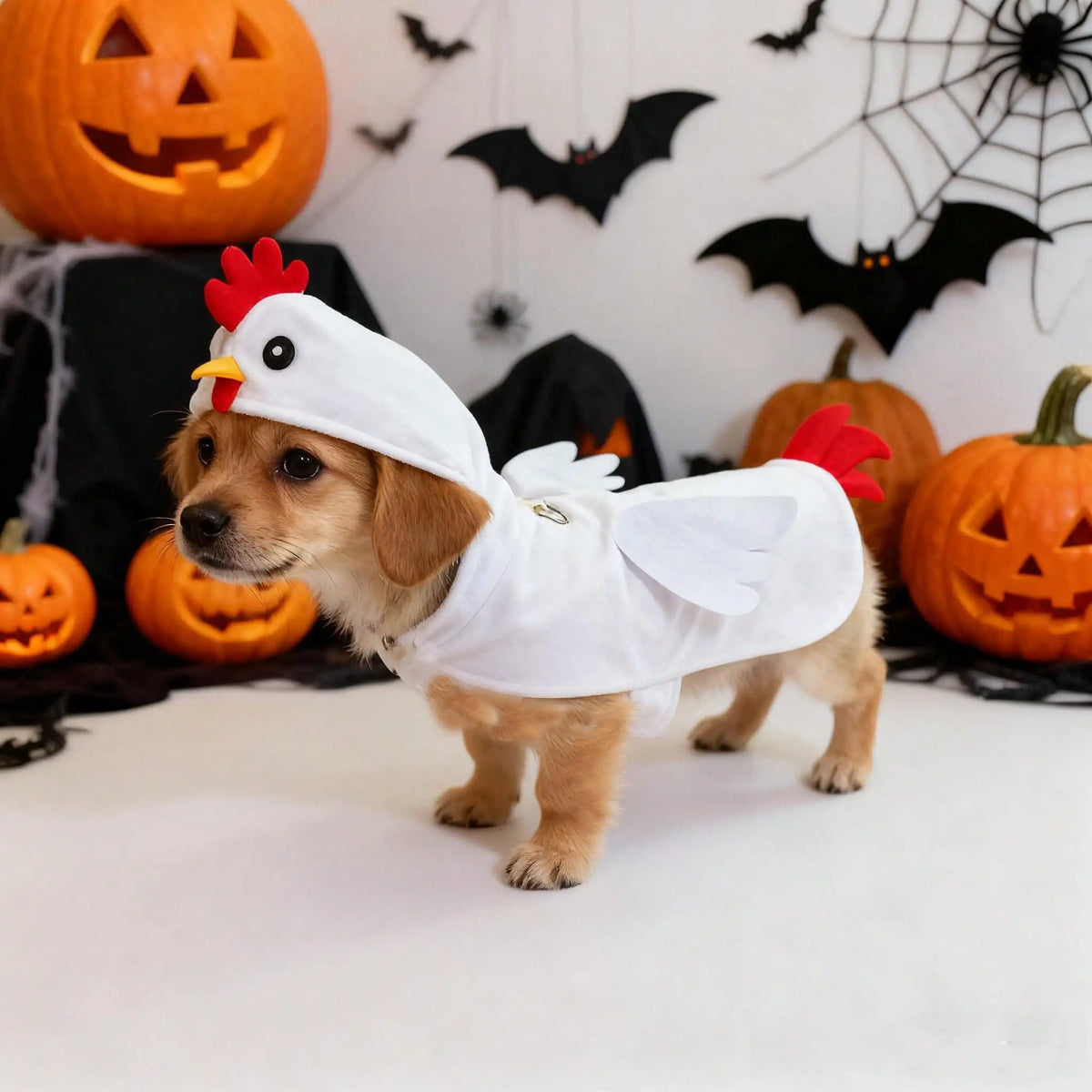Dog Halloween Chicken Costume For Pet Parties And Cosplay