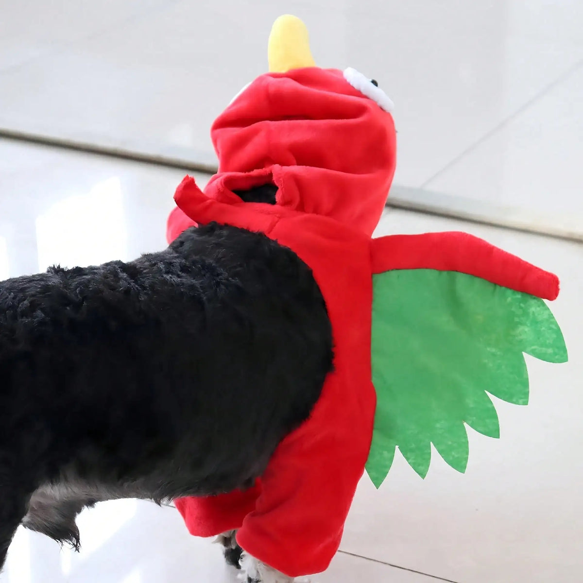 Halloween Pet Turkey Standing Costume With 3D Wings Outfit for Pets