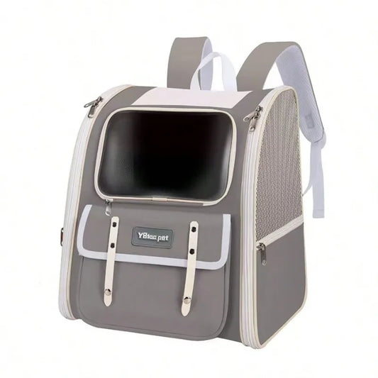 Foldable Cat Backpack Carrier For Travel And Vet Transport