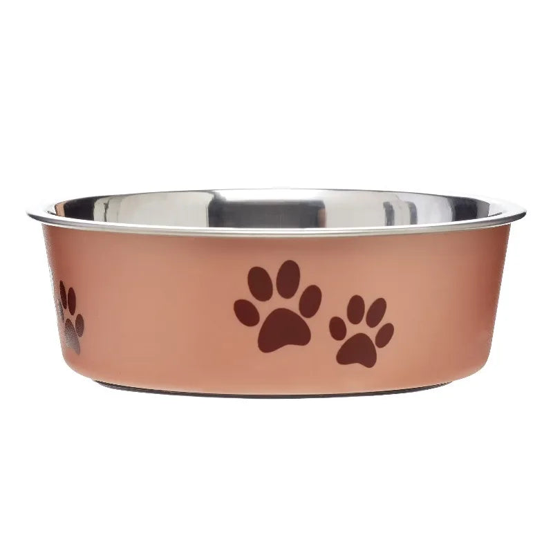 Stainless Steel Slow Feeder Dog Bowl to Help Prevent Bloat
