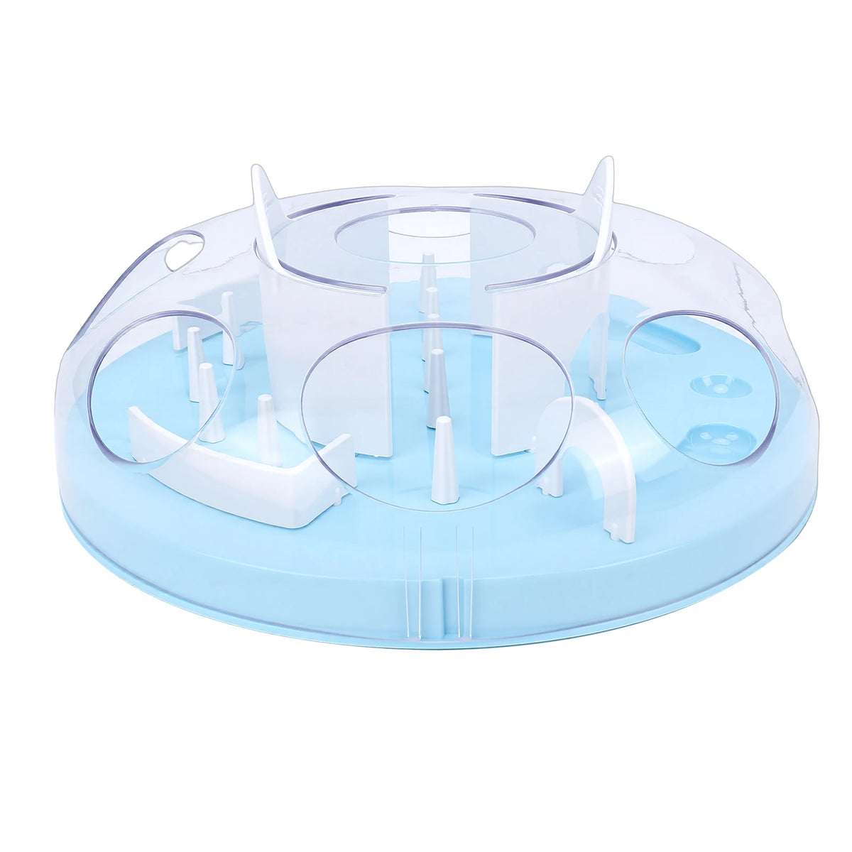 Interactive Cat Puzzle Feeder Toy for Enrichment and Exercise