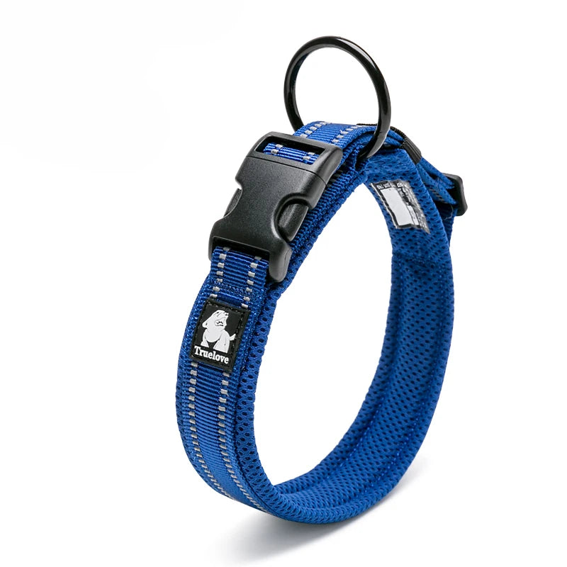 Winhyepet Comfort Padded Nylon Dog Walking Collar With Buckle