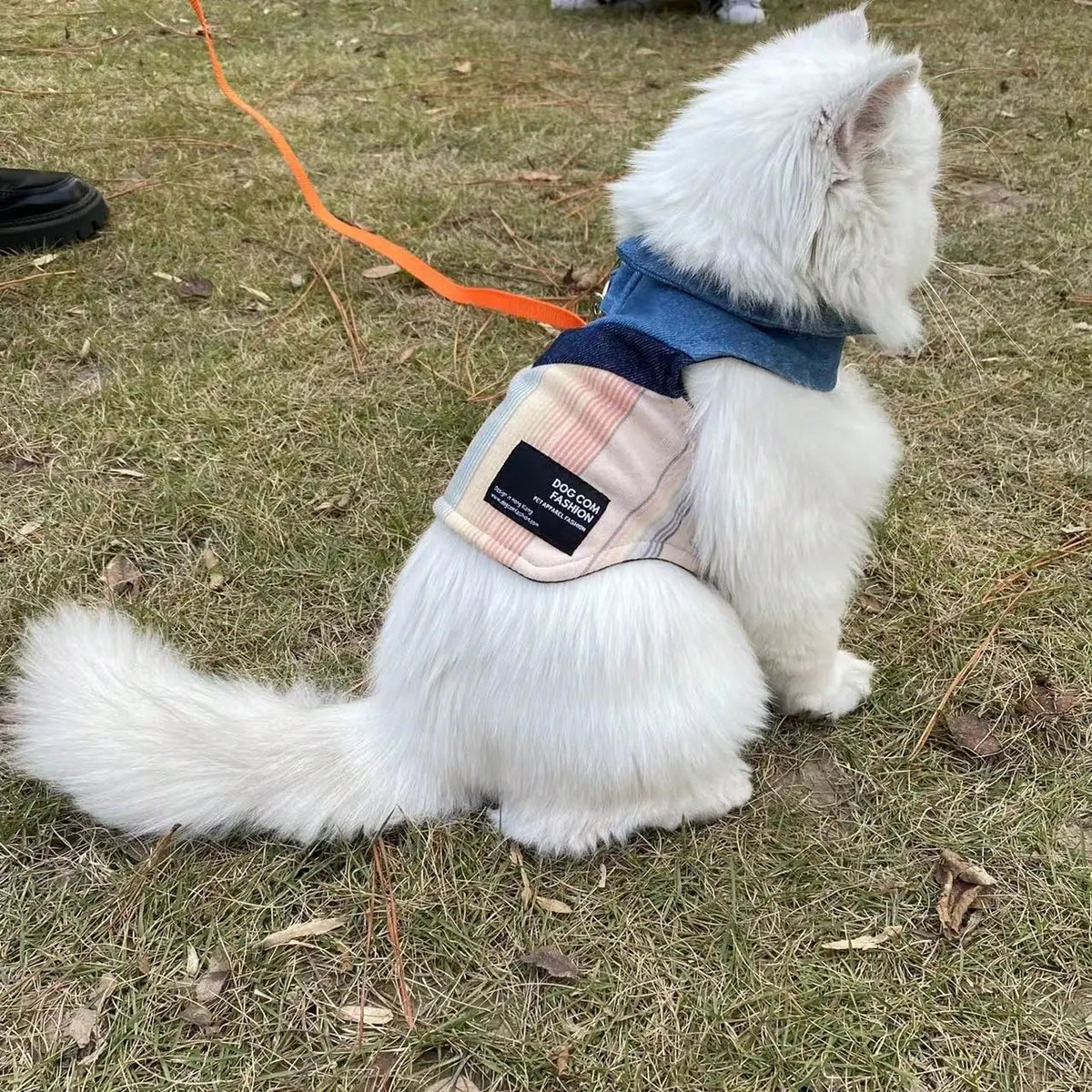 Lightweight Denim Collar Vest Shirt For Dogs And Cats