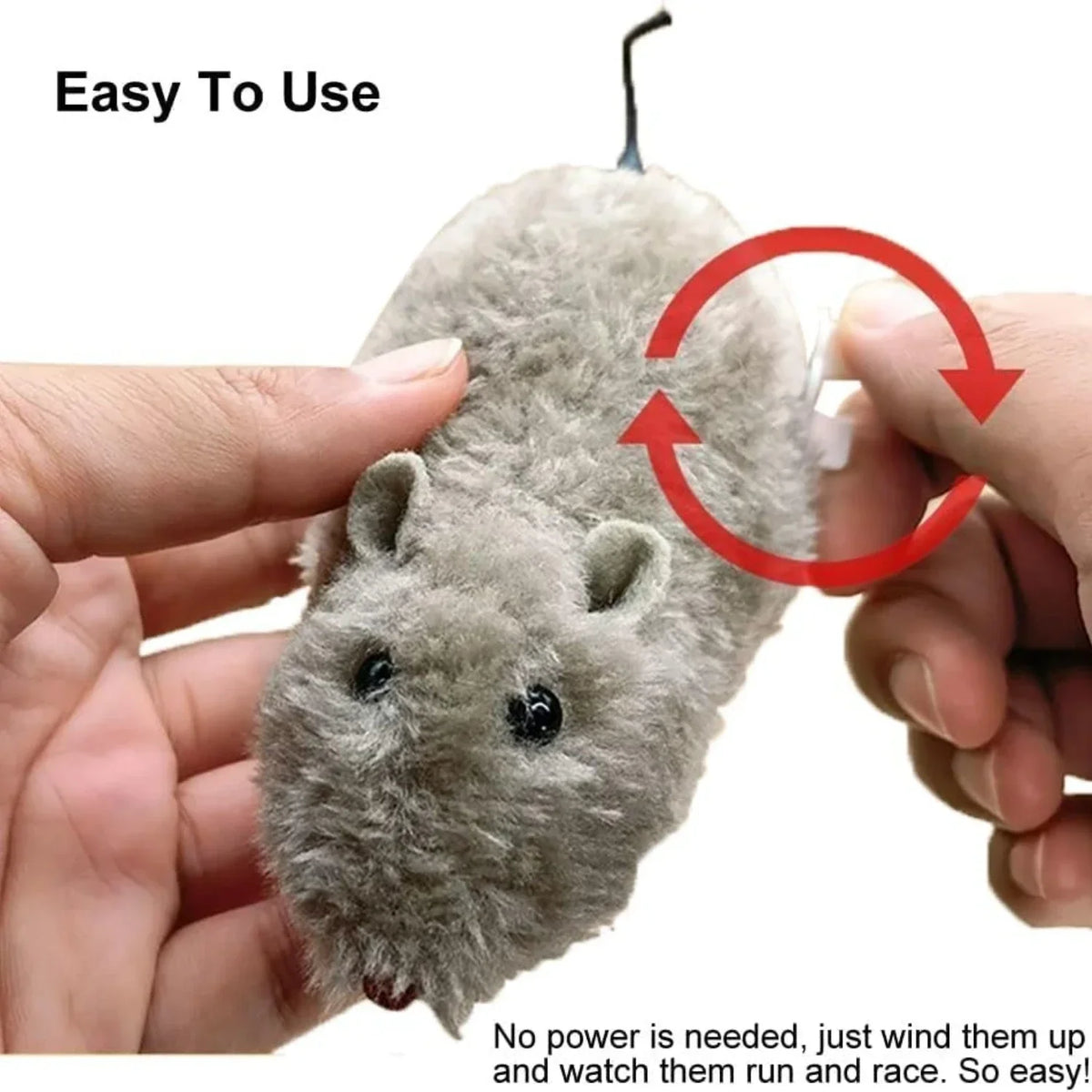 Automatic Swinging Tail Fan Toy For Cats And Dogs Interactive