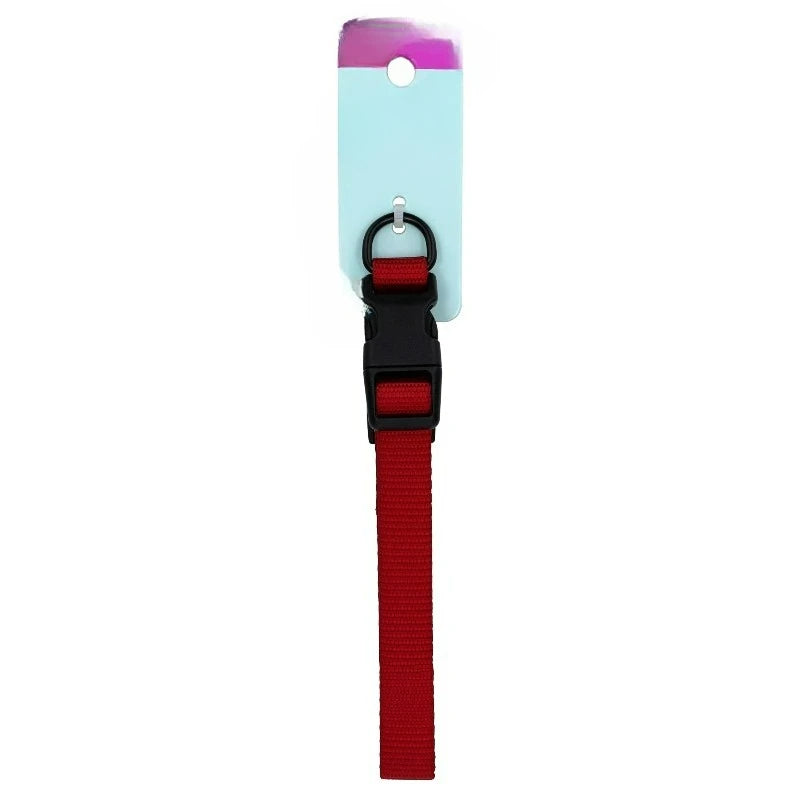 Adjustable Solid Polyester Dog Collar For Everyday Use