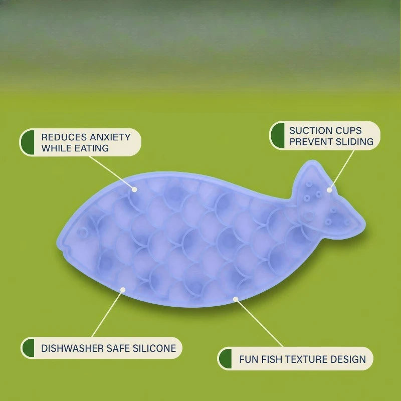 Cat Lick Mat For Slower And More Engaging Treat Time