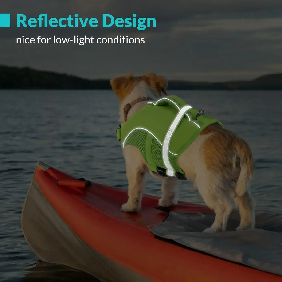 Durable Mesh Dog Life Jacket With Ergonomic Rescue Handle