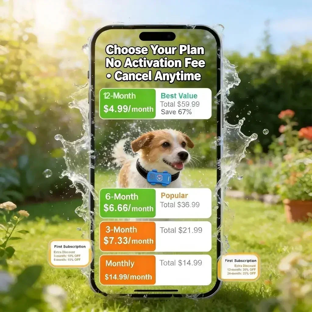 WANWAYTECH 4G GPS Pet Tracker With Real-Time Location Tracking
