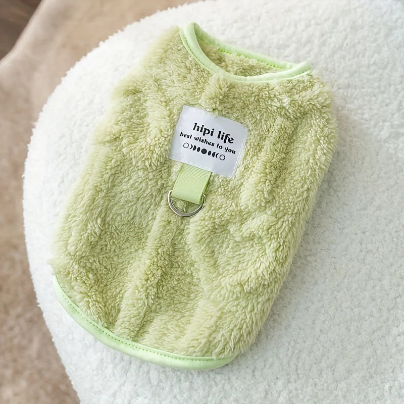 Cozy Soft Fleece Pull-On Pet Apparel for Dogs and Cats